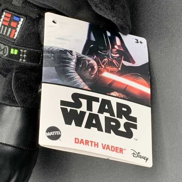 Star Wars Darth Vader Plush Toy 8" Mattel Disney Collectible Gift Kids Age 3+ - Picture 2 of 5